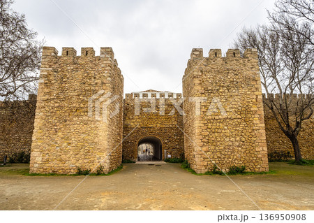 The entrance arch of the Governo The entrance arch of the Governo 136950908