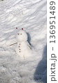 小さい雪だるま 136951489