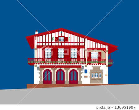 ビダール bidart ビダール市役所 mairie de bidart バスク basque ビダール bidart ビダール市役所 mairie de bidart バスク basque 136951907