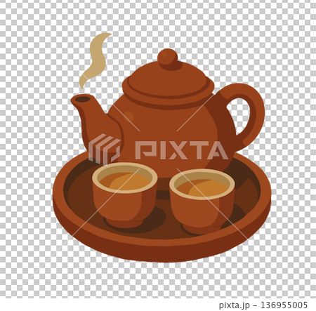 急須 ティーポット 飲み物 136955005