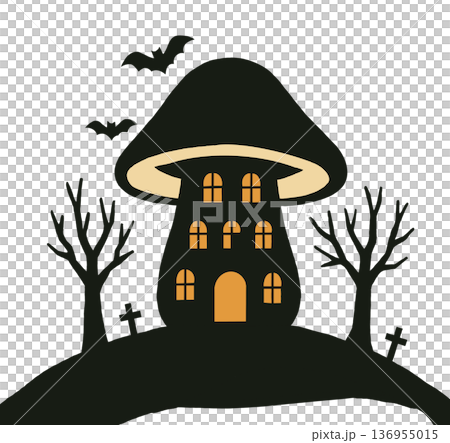 ハロウィーン ハロウィン バット 136955015