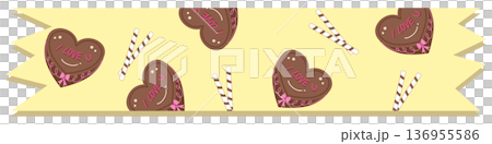 Cute Bakery and Sweets Washi Tape, Dessert Pattern Decorative Masking Tape Cute Bakery and Sweets Washi Tape, Dessert Pattern Decorative Masking Tape 136955586