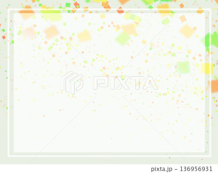 カラフル紙ふぶき 136956931