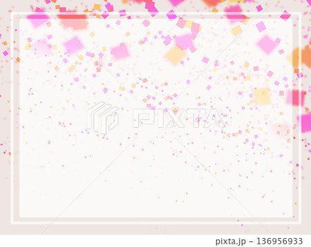 カラフル紙ふぶき カラフル紙ふぶき 136956933