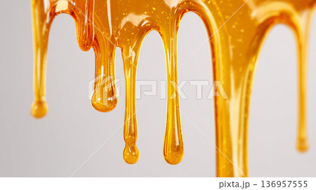 垂れたシロップ 136957555