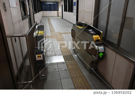 名鉄一宮駅（名古屋本線）の駐車場改札口 136958202