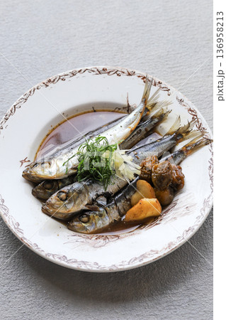 いわしの生姜煮 136958213