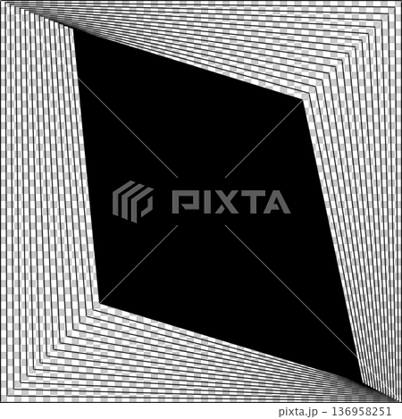 Square blended lines frame template design. Design elements Square blended lines frame template design. Design elements 136958251