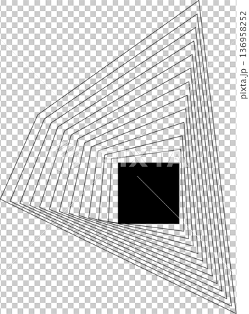 Square blended lines frame template design. Design elements Square blended lines frame template design. Design elements 136958252