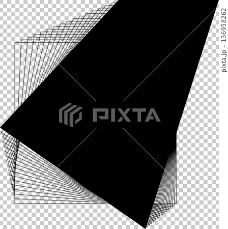 Square blended lines frame template design. Design elements Square blended lines frame template design. Design elements 136958262