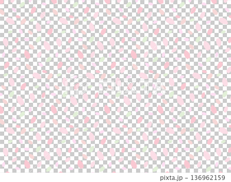 淡いピンクの花のパターンのベクターの背景イラスト 淡いピンクの花のパターンのベクターの背景イラスト 136962159