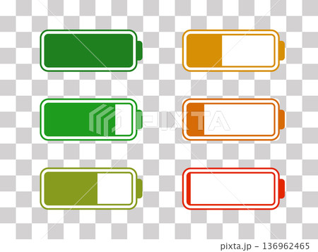 Level battery energy icon set. Powerfully full and power low up status batteries. Energy reusing concept. Alkaline tags. Battery charging point, charge indicator. Mobile plug. Vector illustration. Level battery energy icon set. Powerfully full and power low up status batteries. Energy reusing concept. Alkaline tags. Battery charging point, charge indicator. Mobile plug. Vector illustration. 136962465