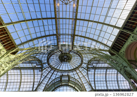 Grand Palais, canopy dome, Paris, France 136962827