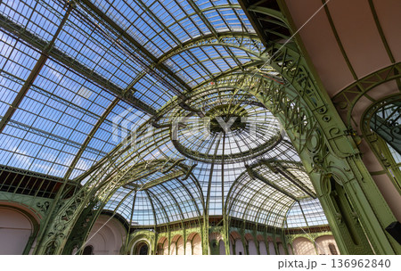 Grand Palais, canopy dome, Paris, France 136962840