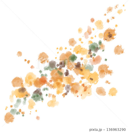 autumn fall season red leaves watercolour background art 136963290