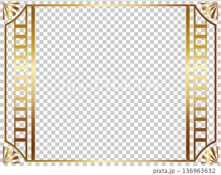 Luxurious Art Deco background in black and gold Luxurious Art Deco background in black and gold 136963632