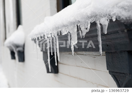 NY 大雪 2026 2月 つらら NY 大雪 2026 2月 つらら 136963729