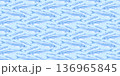 Sardines seamless pattern. Coastal, minimalist style print design swimming fishes on pastel blue background 136965845
