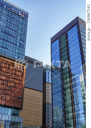 the city of Seoul in South korea the city of Seoul in South korea 136967541