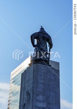 the city of Seoul in South korea 136967543