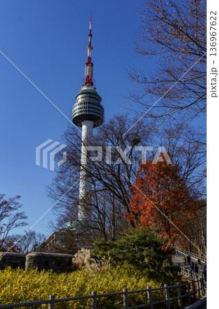 the city of Seoul in South korea the city of Seoul in South korea 136967622