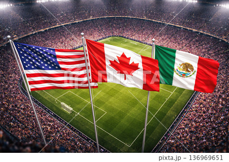 North america hosts soccer world cup 2026. 136969651