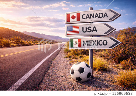 North america hosts soccer world cup 2026. 136969658