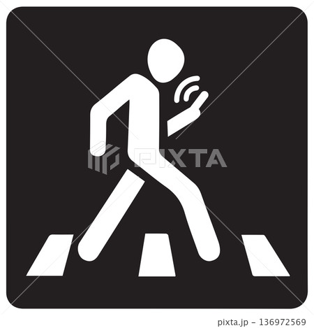 Mobile phone. Vector symbol icon 136972569