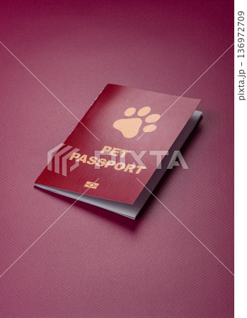A pet passport is a document for a cat, dog, or other animal. A pet passport 136972709