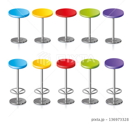 Rounded chair. Vector illustration Rounded chair. Vector illustration 136973328