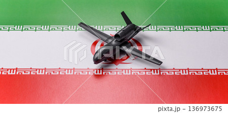 Iranian drone unmanned autonomous technology of espionage and strikes on the enemy, Iran defense 136973675