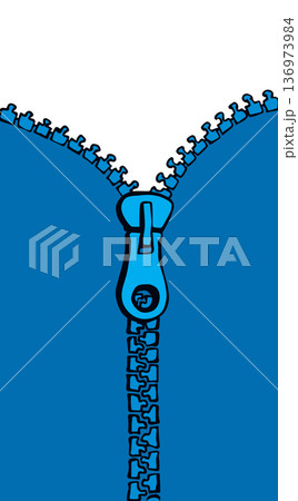 Zipper. Vector drawing Zipper. Vector drawing 136973984