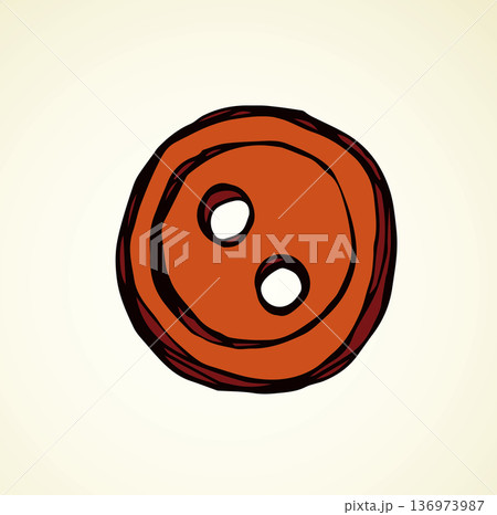 Button. Vector drawingのイラスト素材 [136973987] - PIXTA