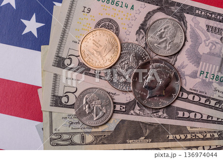 Cash, US dollar currency, financial and business flows. US dollar cash Cash, US dollar currency, financial and business flows. US dollar cash 136974044