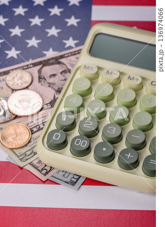 Cash, US dollar currency, financial and business flows. US dollar cash Cash, US dollar currency, financial and business flows. US dollar cash 136974066