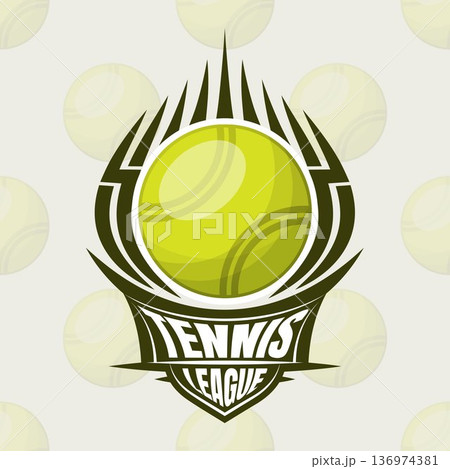 Tennis ball label design Tennis ball label design 136974381
