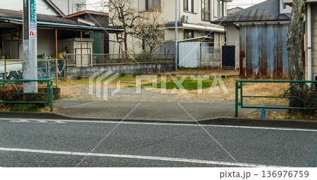 家屋の解体後の空地 家屋の解体後の空地 136976759