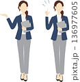 仕事をする若い女性　ビジネスウーマン 136977605
