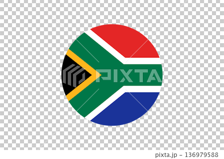 South African Flag Icon In Circular Design Representing National Unity And Diversity South African Flag Icon In Circular Design Representing National Unity And Diversity 136979588
