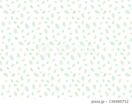 淡い新緑色のパターン背景 葉っぱ ベクター 淡い新緑色のパターン背景 葉っぱ ベクター 136980752