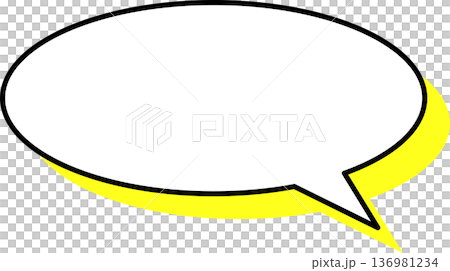 A single icon of a speech bubble with a shadow - circular A single icon of a speech bubble with a shadow - circular 136981234