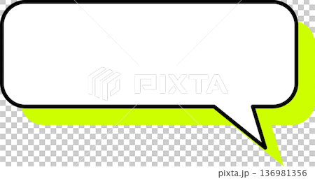 A single icon of a speech bubble with a shadow - square A single icon of a speech bubble with a shadow - square 136981356