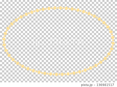 一個簡潔可愛的橢圓形珠子相框,上麵點綴著一排黃色圓點和一個圓形留言橫幅。 一個簡潔可愛的橢圓形珠子相框,上麵點綴著一排黃色圓點和一個圓形留言橫幅。 136981517
