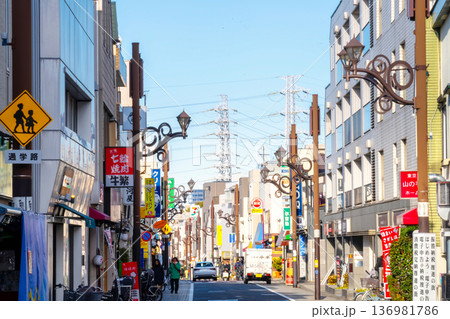 東京・杉並区 永福町駅前商店街 東京・杉並区 永福町駅前商店街 136981786