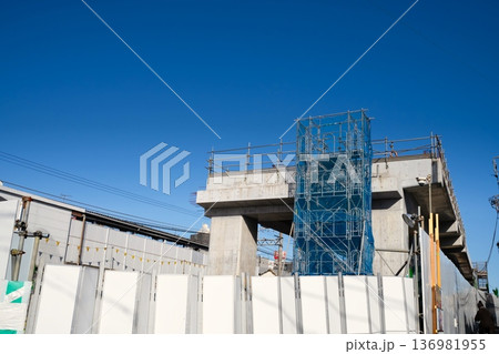 京王線・高架化工事中　2026 136981955