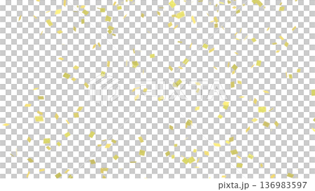 Sparkling gold confetti square CG Sparkling gold confetti square CG 136983597