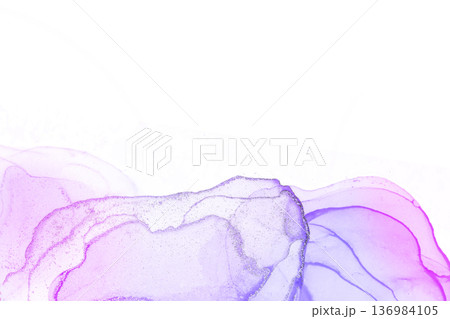 アルコールインク 大人綺麗な背景画像 136984105