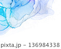 アルコールインク 大人綺麗な背景画像 136984338