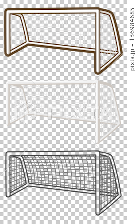 サッカーゴール 136984685