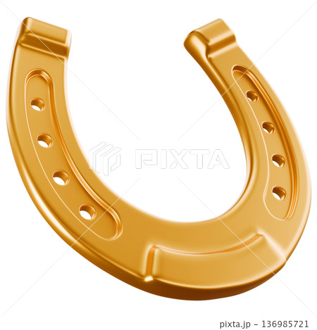 Golden Horseshoe 3D Render Golden Horseshoe 3D Render 136985721